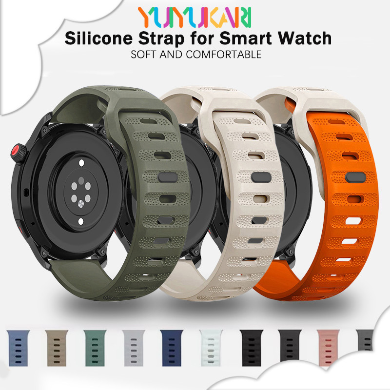 สายยางกีฬาปล่อยอย่างรวดเร็ว 20/22 มม. สำหรับ for Samsung Galaxy Watch FE 7 6 5 4/Redmi 5 Active/Amazfit bip 6
/Garmin