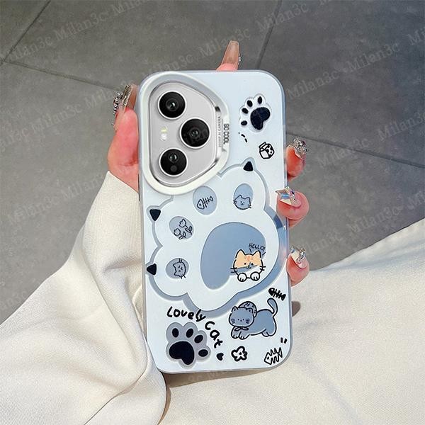 เคส Honor 400 Pro เคส Honor 400 เคสโทรศัพท์มือถือลายกรงเล็บแมวน่ารัก ลายการ์ตูน Stitch ปลอกป้องกันแบบแข็ง กันกระแทก