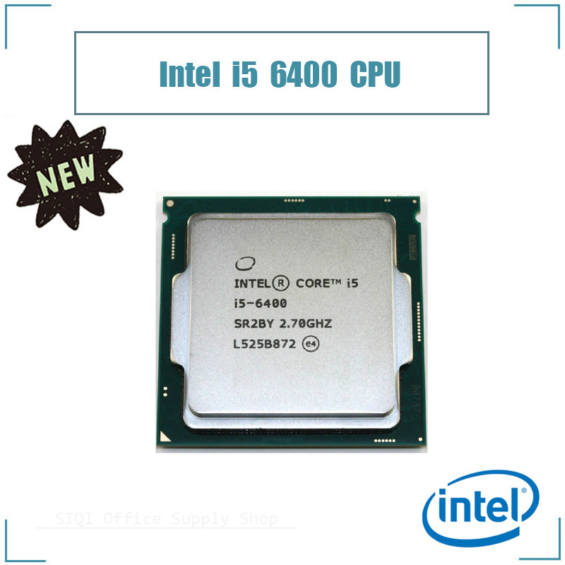เมนบอร์ด CPU Intel Core I5 6400 รองรับโปรเซสเซอร์ Cpu LGA1151 Quad-core 2.7GHz