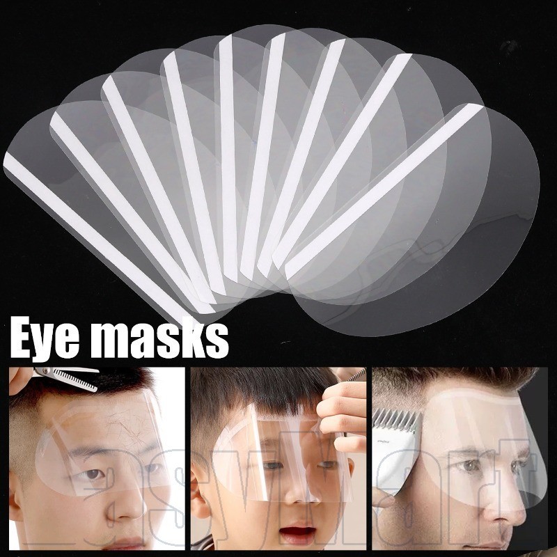 25/50 ชิ้น Eye Protection Hairdressing Mask Hairspray Isolate ตัดผมเครื่องมือ Face Protecting หน้าผาก Mask Face Shield ทิ้ง