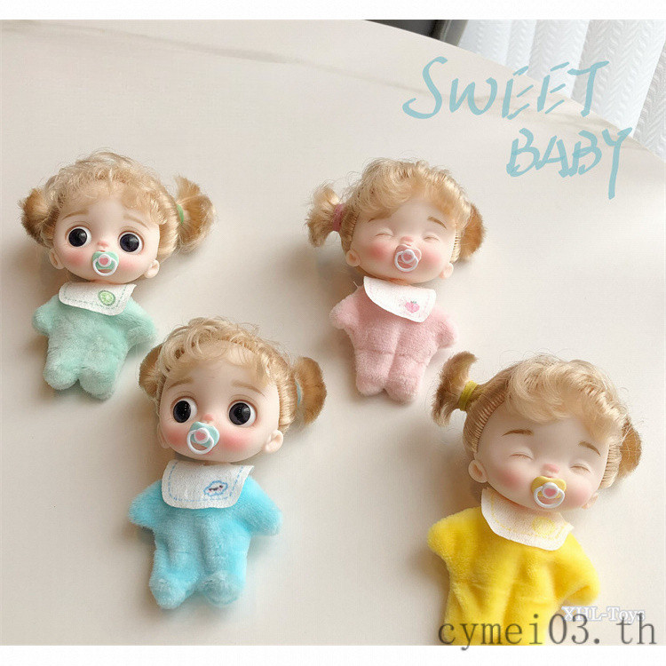 【พร้อมส่ง】 bjd doll ตุ๊กตา bjd  ตุ๊กตาบอล Taotao สำหรับเด็ก OB11 BJD ตุ๊กตาตัวนอนหลับพร้อมอุปกรณ์จุกนม กล่องของขวัญตุ๊กตาสวยงาม