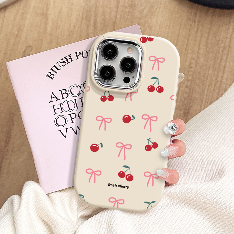 Cherry small bow สําหรับ VIVO Y17 Y15 S1 Y7S V17 V20 Pro S7 V23 S12 Y03 Y03T Y18 Y18i Y28S Y15S Y15A