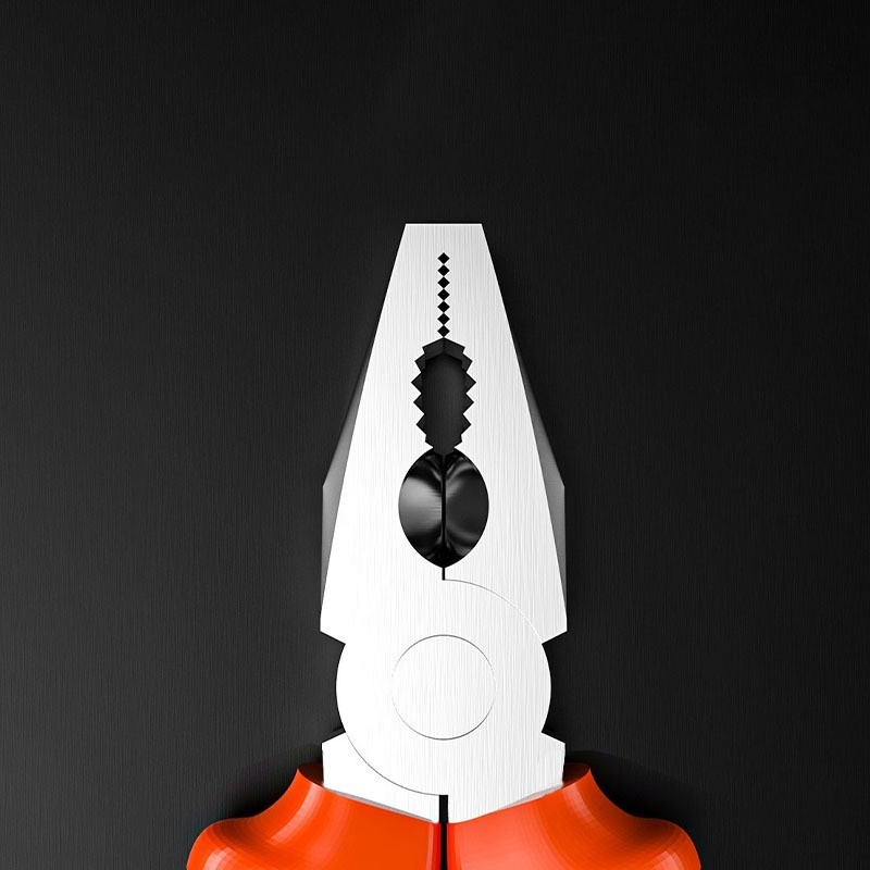 MUSCLE COW Pliers คีมช่าง​ 6 นิ้ว 3 ตัวชุด ปากจิ้งจก ปากแหลม ปากเฉียง ผลิตจากเหล็กกล้าโครเมียมอัลลอยด์ สำหรับงาน จับ ดัด - รูปที่ 2