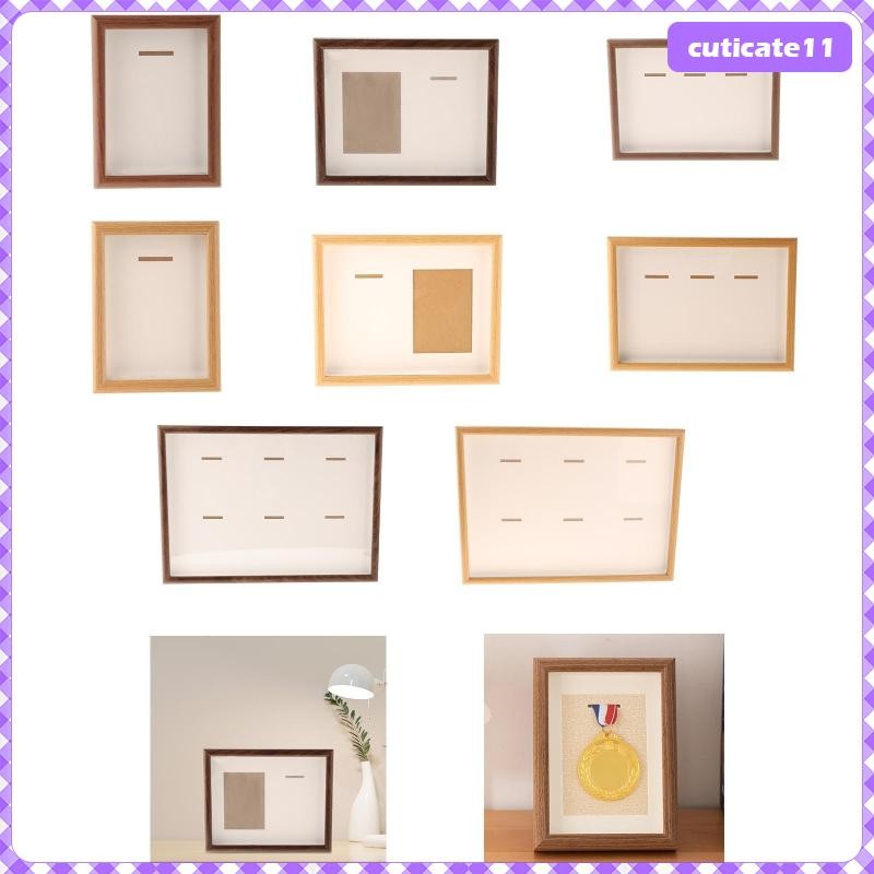 [Cuticate1] เหรียญแสดงกล่องเงากรอบไม้สะสม,กรอบรูปเหรียญกรณีแสดงสําหรับมาราธอนกีฬาทั้งหมดฟุตบอลผู้จัดงานรางวัล