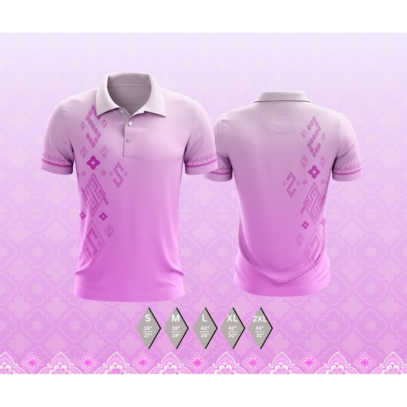 เสื้อโปโลลายไทยพระราชทาน ตราท้องถิ่นคลาสสิก สวมใส่ได้ทั้งออฟฟิศและลำลอง เหมาะกับทุกคนทุกรูปทรง
