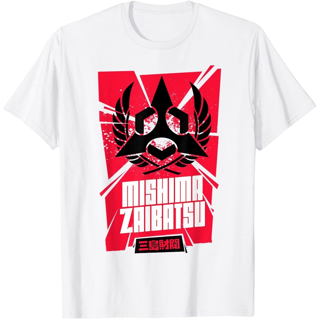 TEKKEN Mashima Zaibatsu เสื้อยืดนุ่มหนาพรีเมี่ยม