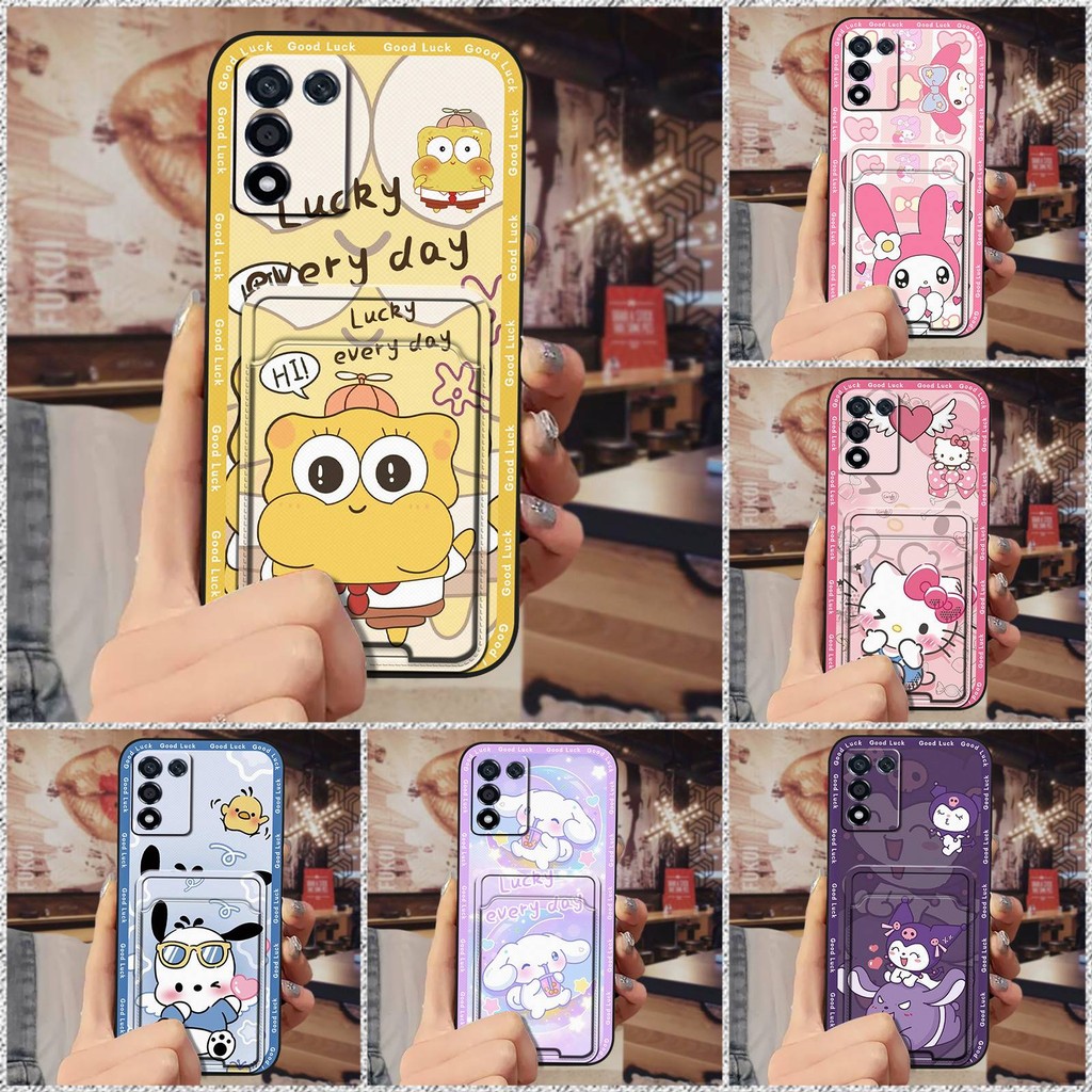 กันกระแทกการ์ตูนเคสโทรศัพท์สําหรับOPPO K9S/Realme Q3S/Q3T/K10 Vitality EditionปกหลังTPU Anti-KNOCKช่