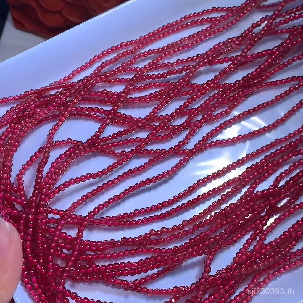 สีแชมเปญซ้ายขวาหลายวงกลม) One Piece (mm Water Purification D3-102 Natural 3 Garnet Body QO2O