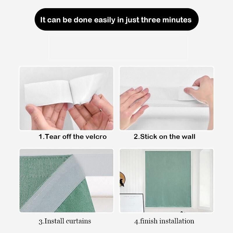 แนะนำ ผ้าม่าน 250 * 120 ซม.ตู้ปิดกั้นผ้าม่านตู้เสื้อผ้าผ้าม่านประตู Anti-ฝุ่นผ้าม่านพรุนฟรี Velcro ชั้นวางตู้ผ้าม่านตกแต่งที่สวยงาม Gau ราคาพิเศษ มีเก็บเงินปลายทาง