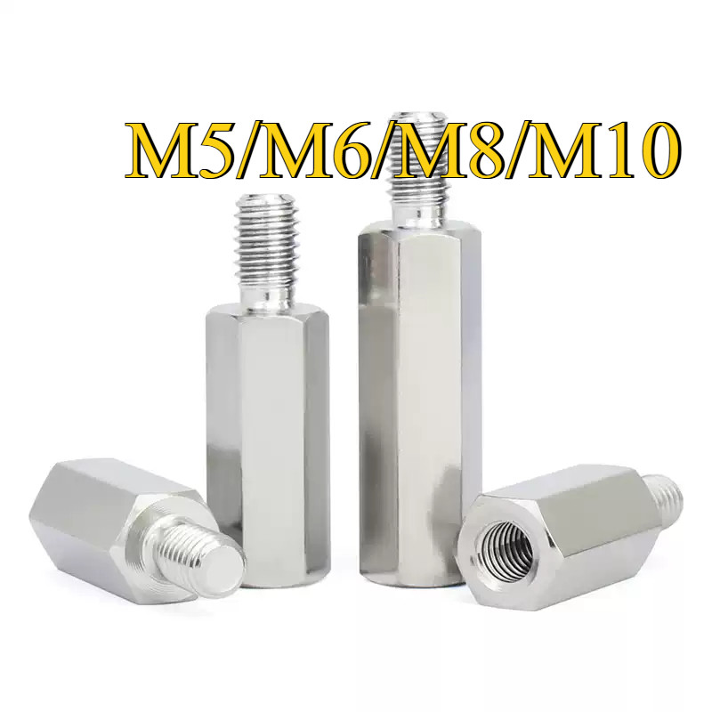 304 สแตนเลสหัวเดียวคอลัมน์หกเหลี่ยม,คอลัมน์แยกเมนบอร์ด M5/M6/M8/M10 (-ML-RM-PH)