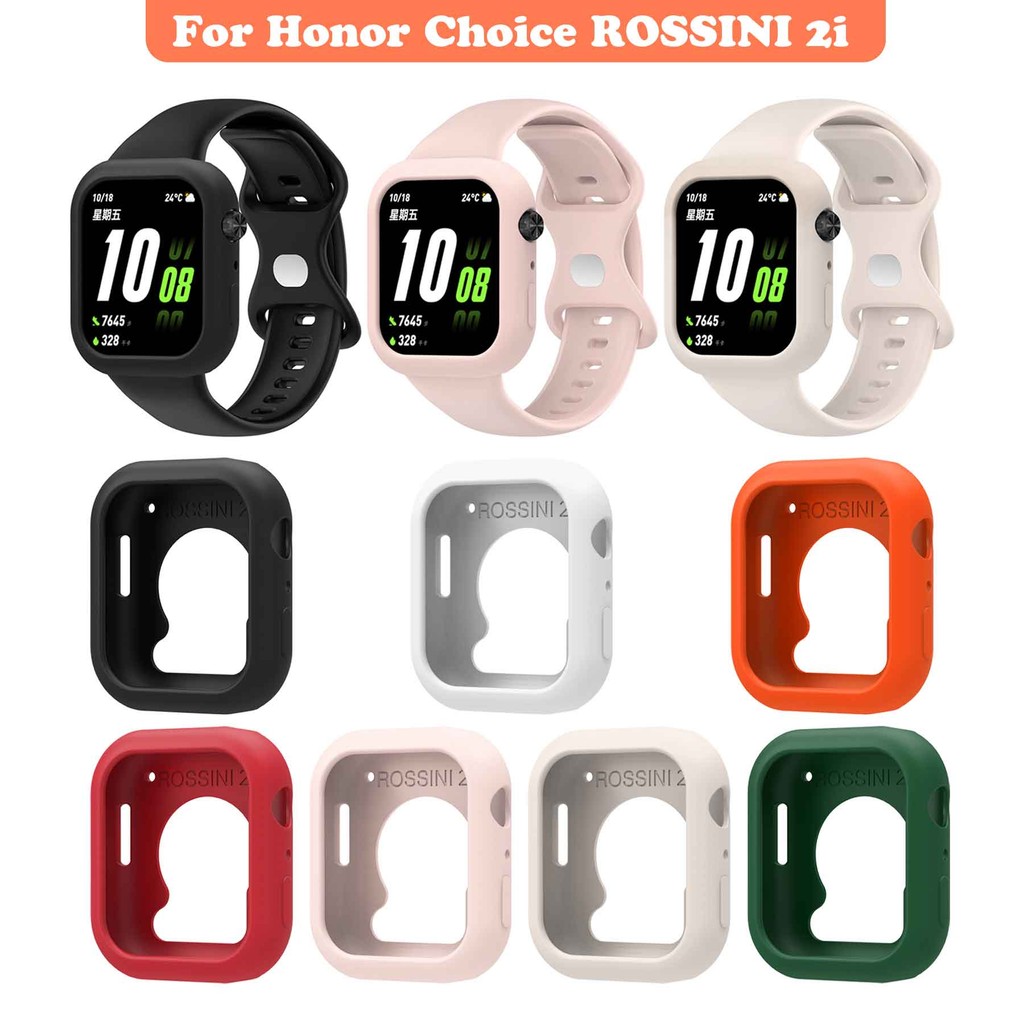 ซิลิโคนป้องกันกรณีสําหรับ Honor Choice ROSSINI 2i กรอบฝาครอบกันชนเปลี่ยน Shell Smartwatch อุปกรณ์เสริม