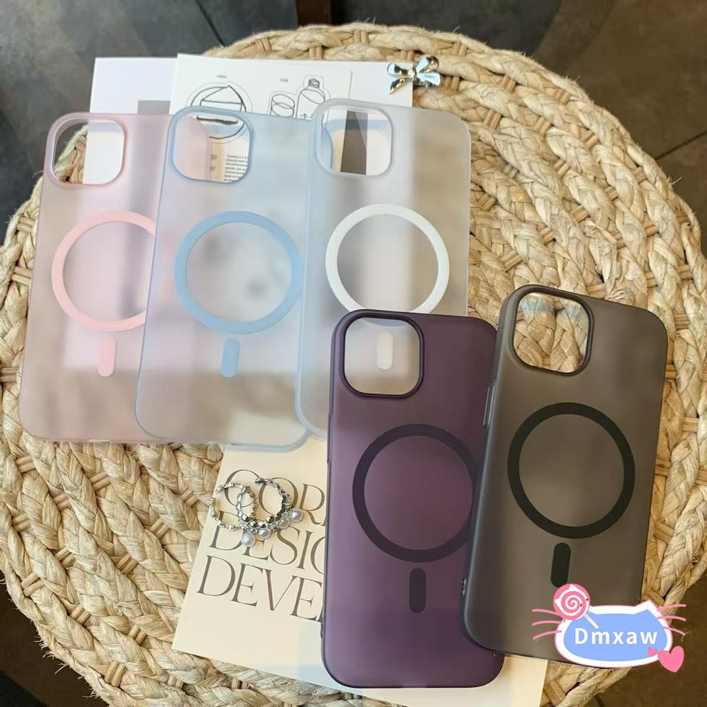 เคสโทรศัพท์แม่เหล็กสําหรับOPPO Reno 14 13 Proค้นหาX8S Plus X8 Pro X7 Ultra X6 Pro F27 Pro Plus 5G 4G Matte Simple Clear Hard PCปลอกรวมทุกอย่างAnti-Fallปกหลัง