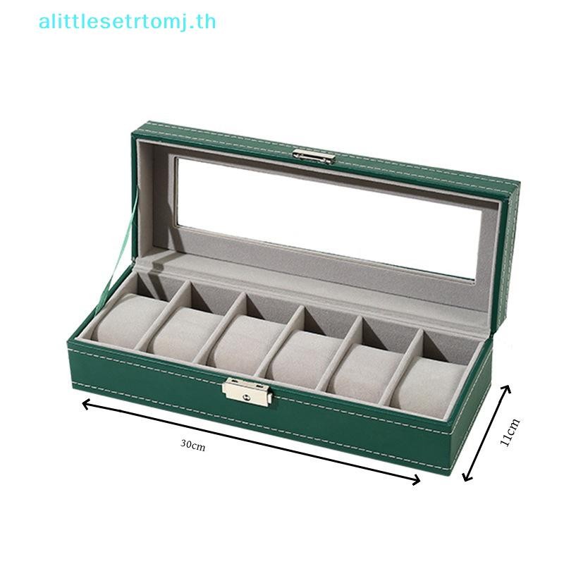 Alittlese 6/10/12 Girds กล่องเก็บนาฬิกานาฬิกากรณีหนังนาฬิกาแสดงกล่องเครื่องประดับสําหรับของขวัญที่ดีที่สุด TH