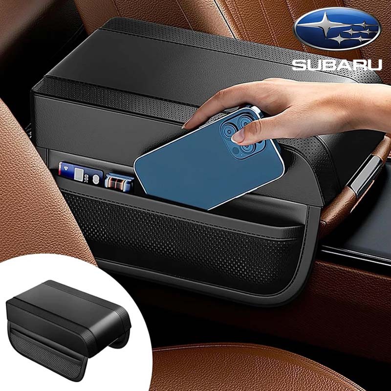 SUBARU Outback Forester XV WRX Wagon Sedan BRZ แผ่นรองที่เท้าแขน พร้อมกระเป๋าหน่วยความจำ