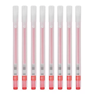 🔥1บาท🔥ปากกาสไตล์MUJI หมึกเยอะ!! เขียนลื่น คุ้มมากขอบอก🔴🔵⚫✔️ปากกาลูกลื่น เครื่องเขียน ปากกาเจลน่ารัก
