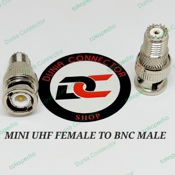 RM74...!!! MINI UHF หญิงเป็น BNC ชาย CONNECTOR ใหม่....!!!