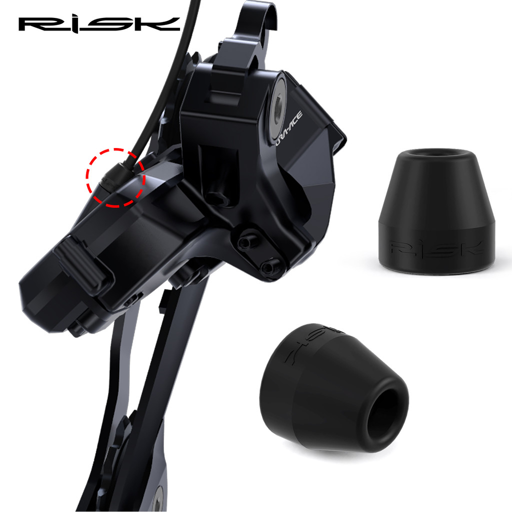 2pcs RISK สายไฟสำหรับจักรยานเสือหมอบ Di2 แบบกันกระแทกด้านหลัง และกันน้ำและฝุ่น
