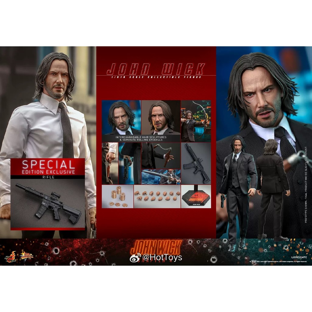 พร้อมส่ง HOTTOYS HT 1/6 MMS729 JOHN WICK JOHN WICK Fast Chase Murder Doll