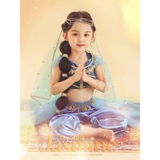 ชุดวันเด็กเจ้าหญิงจัสมิน สไตล์อินเดีย สำหรับการแสดงและฮาโลวี…