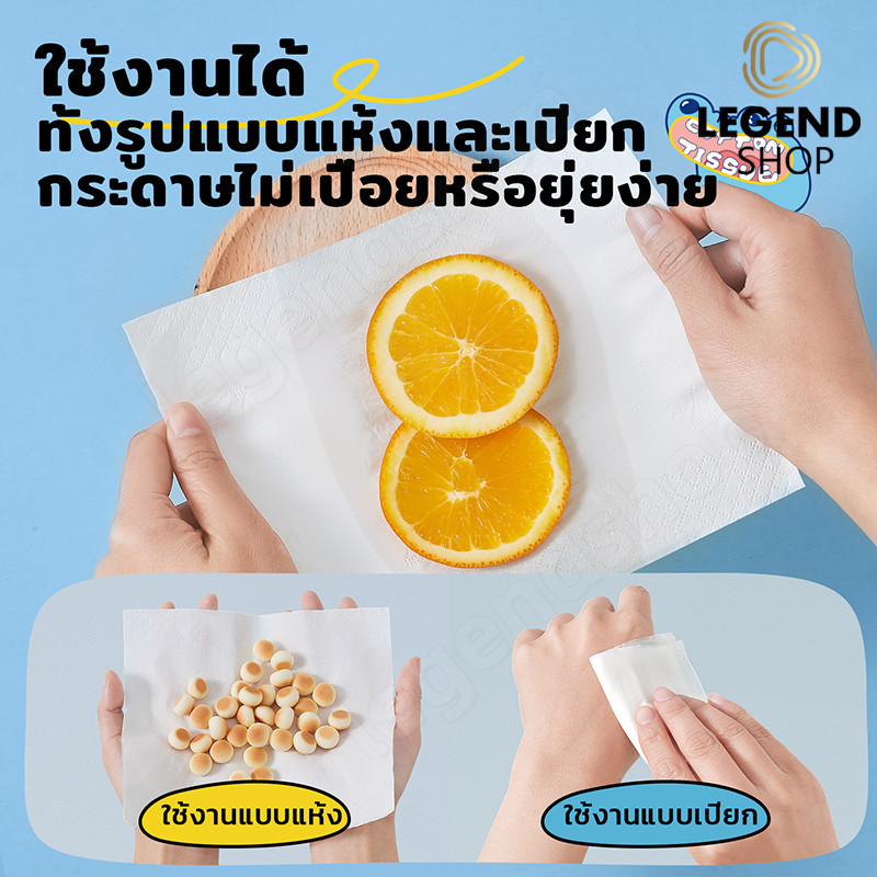 20 ห่อ คุณภาพสูง กระดาษทิชชู่ หนา 3 ชั้น แบบพกพา รูปที่ 8