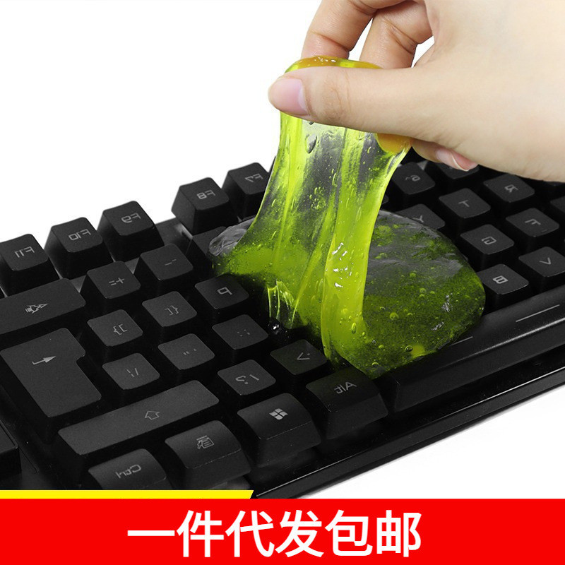 แนะนําสมบัติ⭐One Piece Shipment/J คีย์บอร์ดคอมพิวเตอร์ทําความสะอาด Handy เครื่องมือกําจัดฝุ่นกําจัดฝ