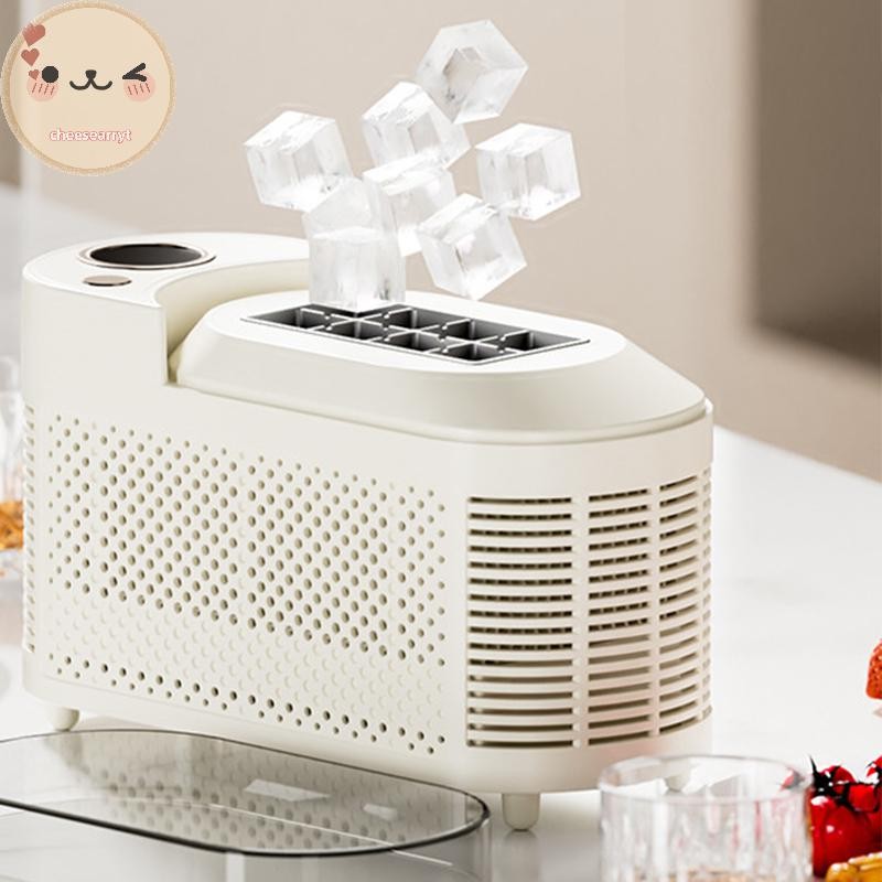 Chee Mini Electric Ice Cube Maker สําหรับบาร์ Home Kitchen Office Outdoor Camping แบบพกพาเครื่องทําน