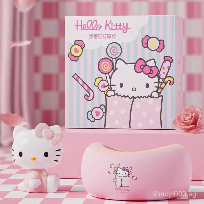 [1760People Collection]hellokitty Kuromi หมอนนวดคอไหล่คอเอวนวดของขวัญวันเกิดอัตโนมัติเต็มรูปแบบสําหร