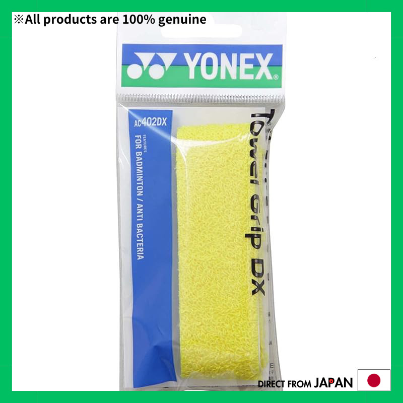 YONEX Towel Grip DX AC402DX - Available in Black and Yellow Options