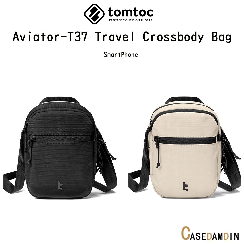TOMTOC Aviator-T37 Travel Crossbody Bag กระเป๋าสะพายข้างเกรดพรีเมี่ยม สำหรับ SmartPhone และอุปกรณ์อื