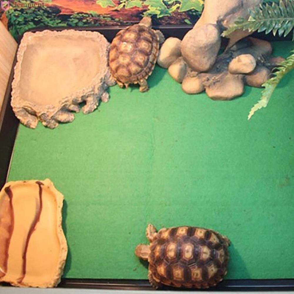 CLEMMENT แผ่นสัตว์เลื้อยคลาน, เตียงสัตว์เลื้อยคลานกันน้ําไฟเบอร์ไฮเทค, เต่าเตียงปีนเขาจิ้งจกให้ความชุ่มชื้นดูดซับน้ําสบาย