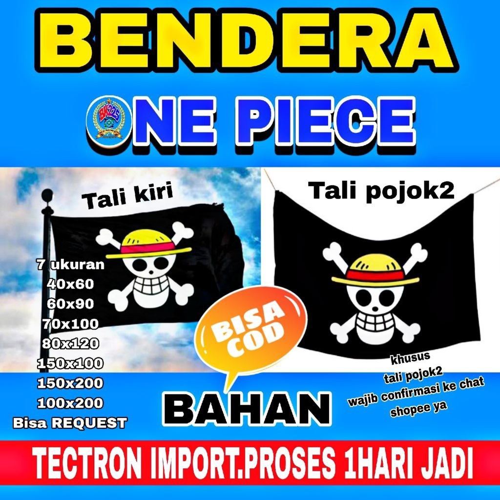 FLAG ONE PIECE.Tc นําเข้า (P*O.ส่ง 2-3 วัน)