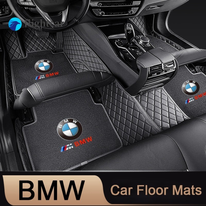 ใหม่สําหรับ BMW F30 E60 F10 E90 E46 E36 G20 220I E39 X1 630I 1 4 X5 740LI พรมรถยนต์, full-surrounded