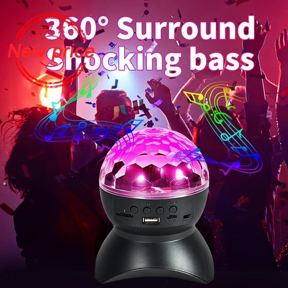 Color Ball Light Disco บรรยากาศลําโพงบลูทูธชาร์จ Usb Party Disco Ball Ball P8h4