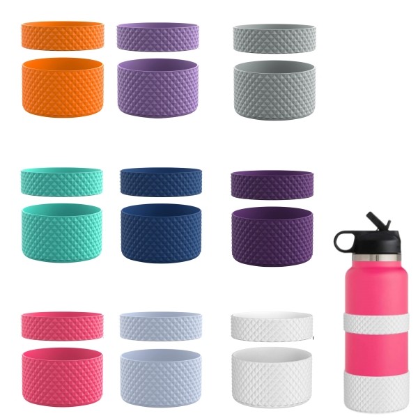 ปลอกเกราะซิลิโคน Hydro Flask – ฝาครอบป้องกันดูดซับแรงกระแทกสําหรับขวด 12oz-40oz
