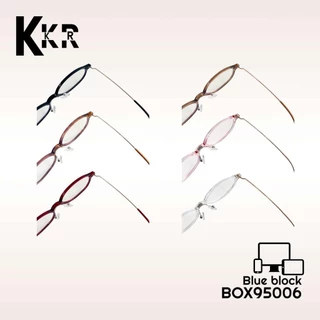 KKR EYEWEAR | Blue Block Lens YK-BOX95006 (ไม่เปลี่ยนสี) ทรงรี เลนส์กรองแสงสีฟ้า มีสินค้าพร้อมส่งทันที