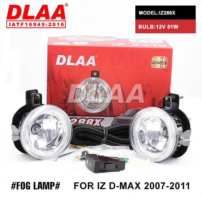 DLAA เหมาะสําหรับ Isuzu D-MAX 2007-2011 ไฟตัดหมอกหน้าเฉพาะโรงงานไฟตัดหมอก