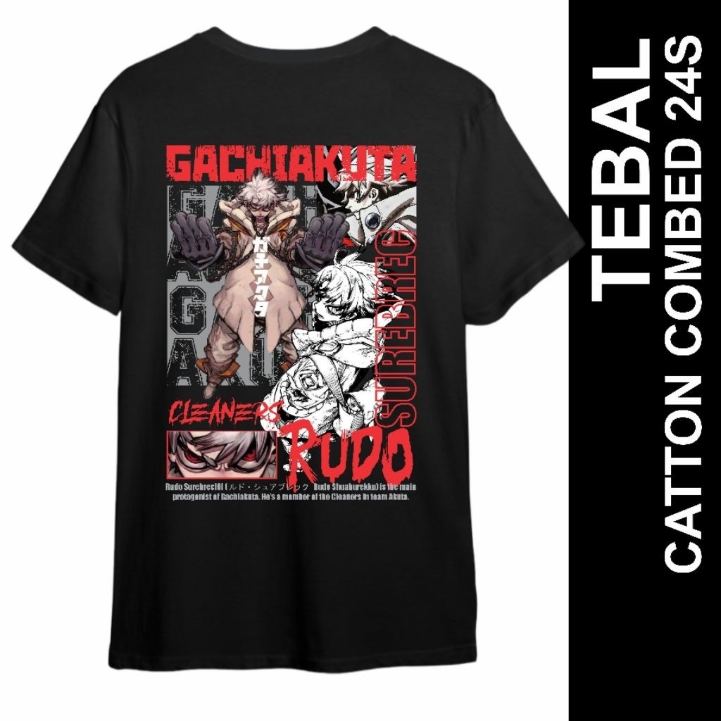 เสื้อยืด Gachiakuta Rudo Surebrec
