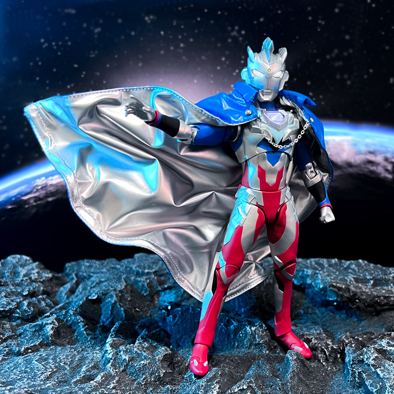 [โปรโมชั่นพิเศษ] Ready Stock เสื้อคลุม Zeta Ultraman เหมาะสําหรับตุ๊กตาโมเดลแอ็คชั่นอุลตร้าแมนไม่มี