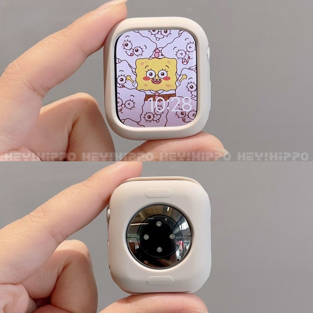 เคสป้องกันสีชมพูตุ๊กตาบาร์บี้เหมาะสําหรับ ฉันดู 10/9/8/7/6/กับ/5/4/3/2/1 เคสนิ่มซิลิโคนเหมาะสําหรับสมาร์ทวอทช์ 49/46/45/44/42/41/40/438มม - รูปที่ 3