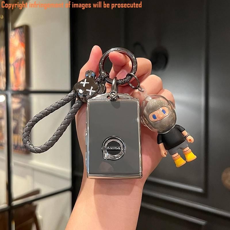 Regal Volvo Volvo ฝาครอบกุญแจเหมาะสําหรับ xc60 s90 s60 xc40 xc90 v60 v90 c40 พวงกุญแจ พวงกุญแจ พวงกุ