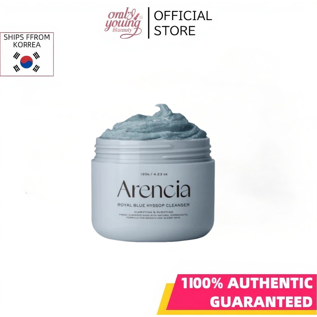 [Arencia] Fresh Blue Hyssop Rice Mochi Cleanser 120g