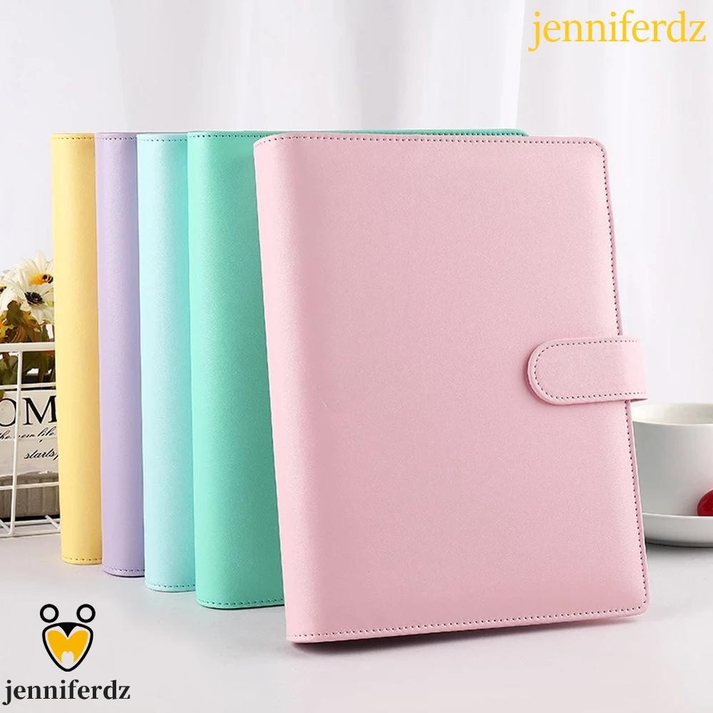 Jenniferdz ปกสมุดโน้ต เครื่องเขียน A6/A5|ปกสมุดโน้ต แพลนเนอร์ ปกสมุดโน้ต ห่วงสี