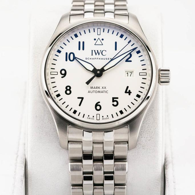 IWC IWC IWC Pilot Mark 20 นาฬิกาผู้ชายกลไกอัตโนมัติ IW328208