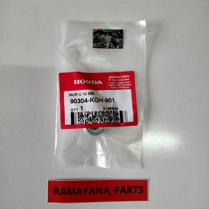 Nut U 10mm ใหม่ PCX 150 GL Pro Vario 125 FI Vario 125 FI CBS Vario 125 eSP 90304KGH901