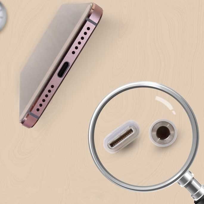 1CLICK2BUY ตัวแปลงแจ็คเสียง USB Type C 3.1 ถึง 3.5 มม. 10.5 ซม. - L41