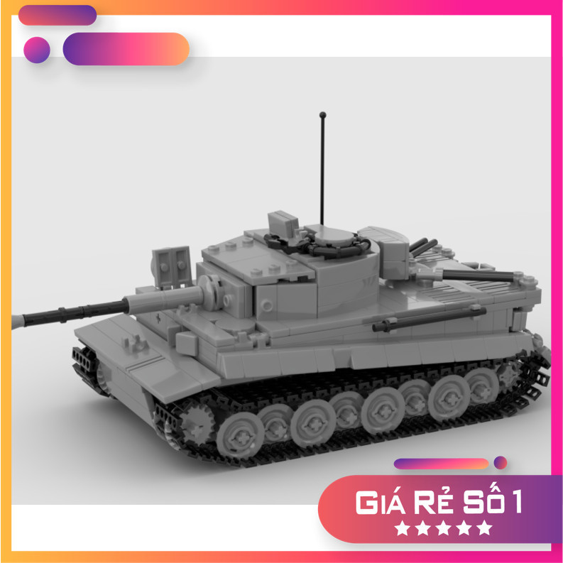 ของเล่นประกอบ Army Tank Tiger World war 2