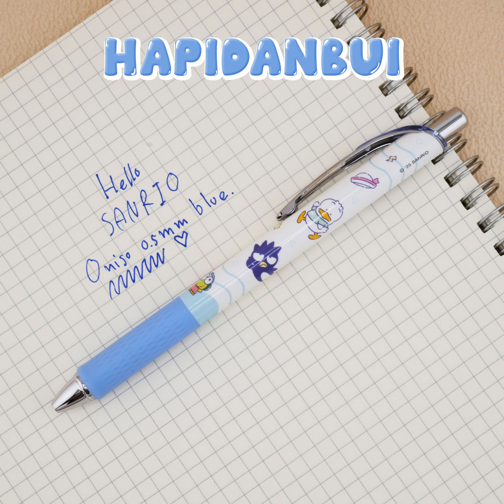 Oniso ปากกาเจล ลายSanrio ยางรองจับนุ่ม หมึกน้ำเงิน ขนาด0.5mm เปลียนไส้ได้ - สินค้าลิขสิทธิ์แท้ - รูปที่ 5