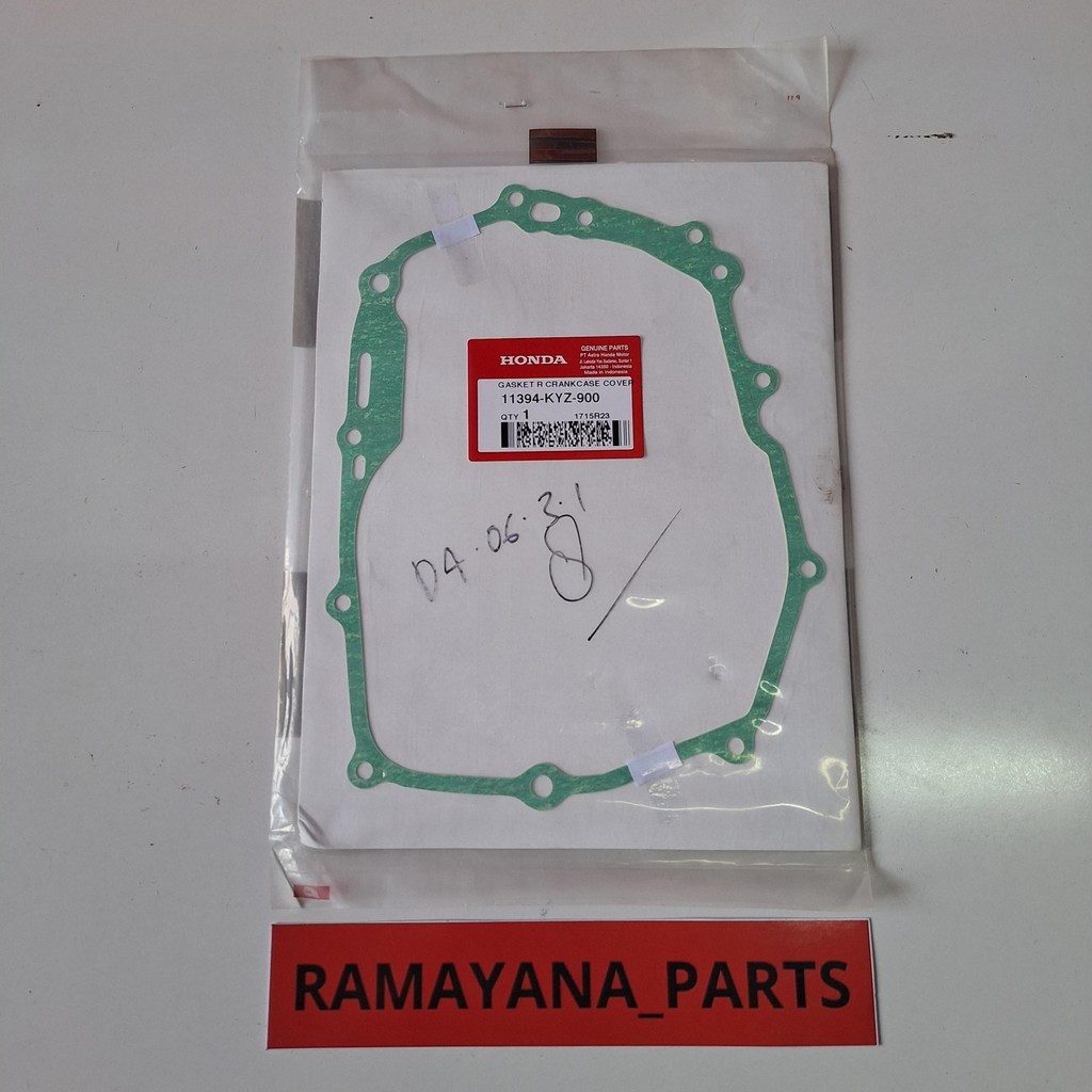 11394KYZ900 GASKET R CRANKCASE COVER SUPRA X 125 FI SUPRA X 125 HELM I