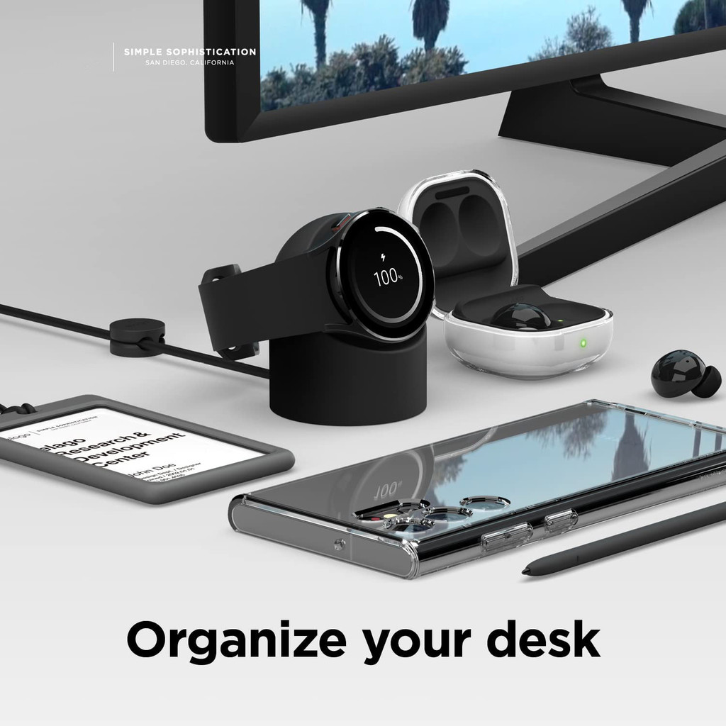 เหมาะสําหรับ Samsung Galaxy watch7 Classic6/5/4 เครื่องชาร์จนาฬิกาอัจฉริยะขาตั้งซิลิโคน Watch3 Charg