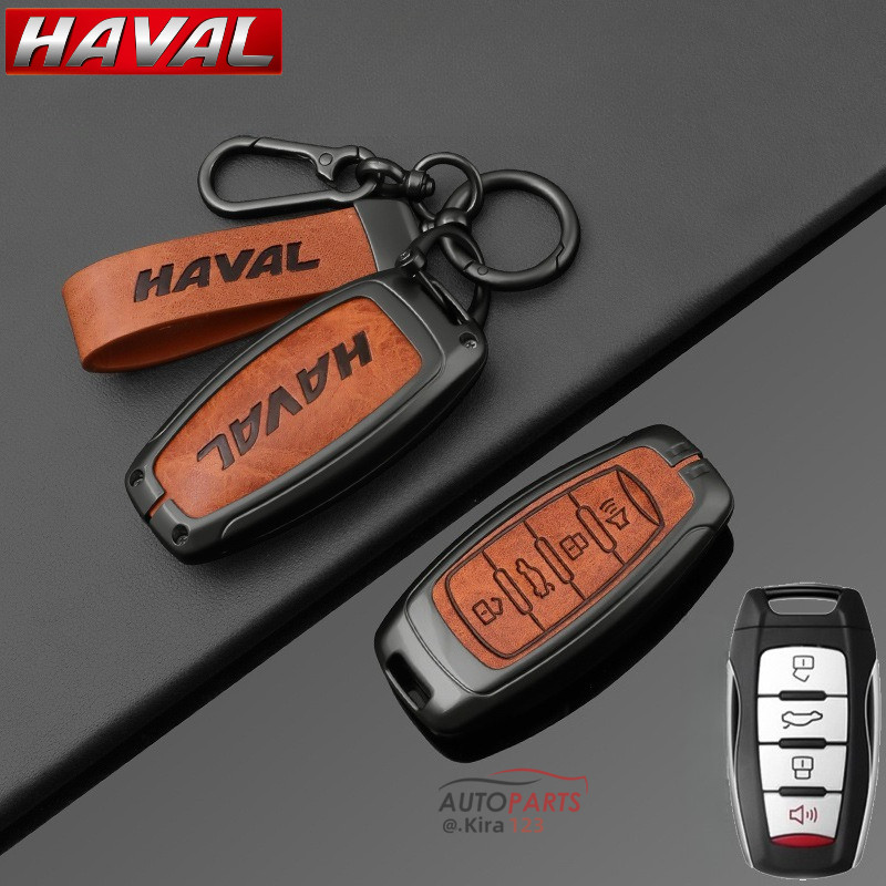 RetroหนังZincโลหะผสมRomoteรถKey CaseสบายหนังKey ShellสําหรับHaval Jolion H2S H4 H7 H9 H6 H6 Coupe H6